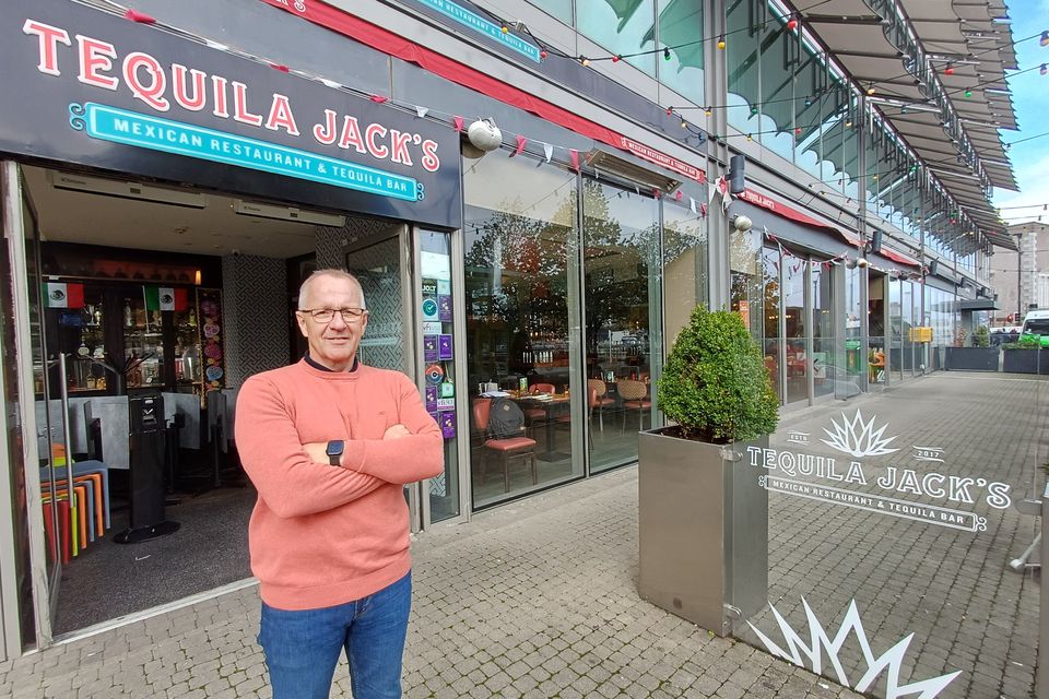 Publican Sean McCarthy outside one of his bars, Tequilla Jack's